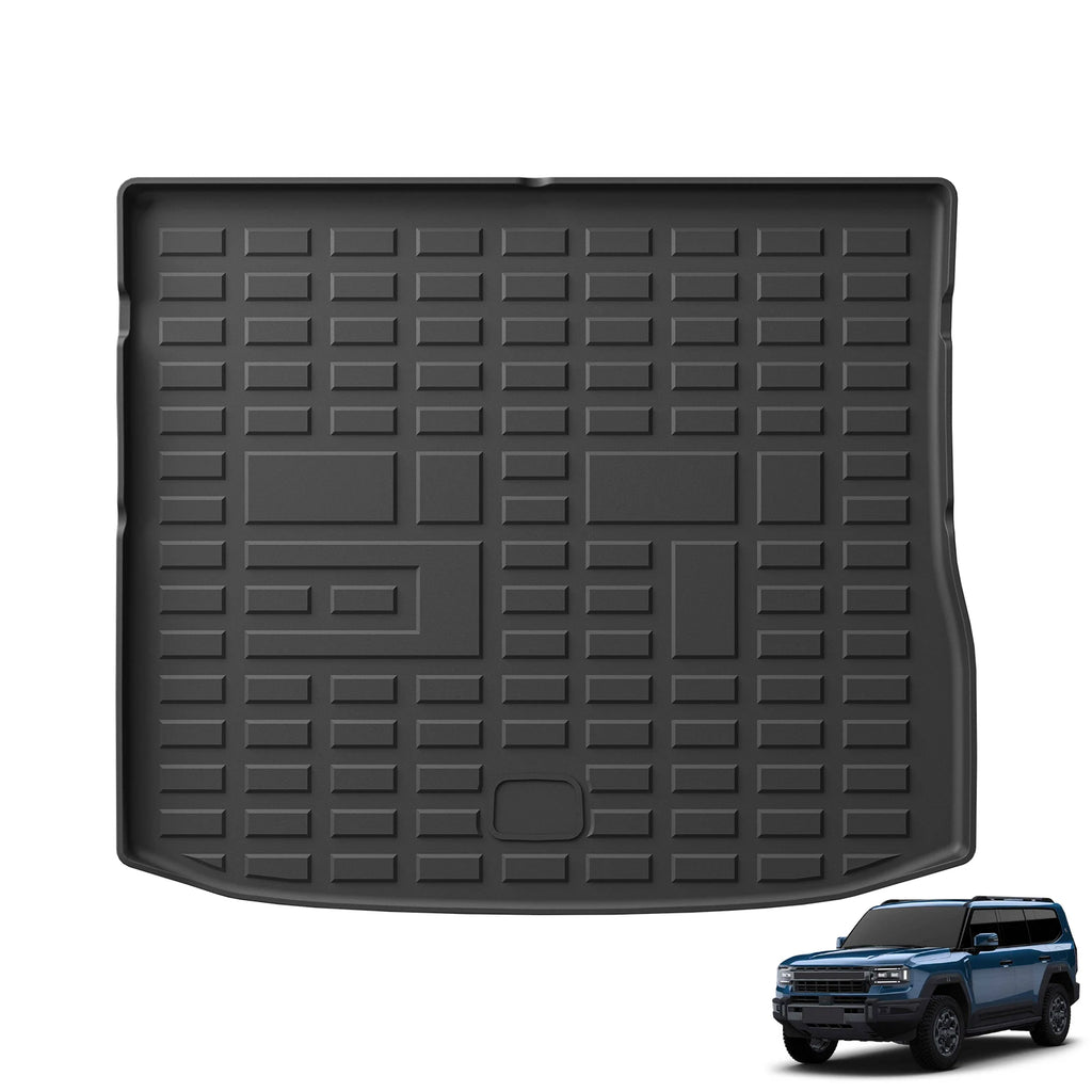 Smabee Left Drive for Jetour G700 2025‑2026 5‑Seat Car Floor Mats Cargo Liner Trunk Pad TPE 3D Foot Mat Accessories Black