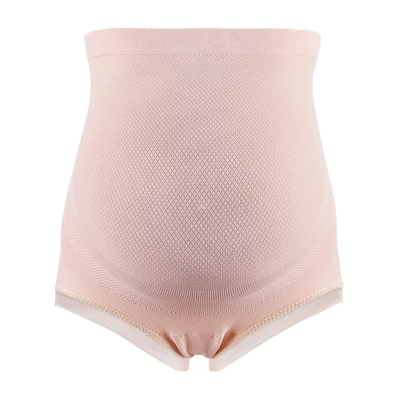 Maternity Panties High Waist Pregnant Panties Adjustable Belly Support Briefs for Pregnant Women Lace Solid Color Cozy Intimates