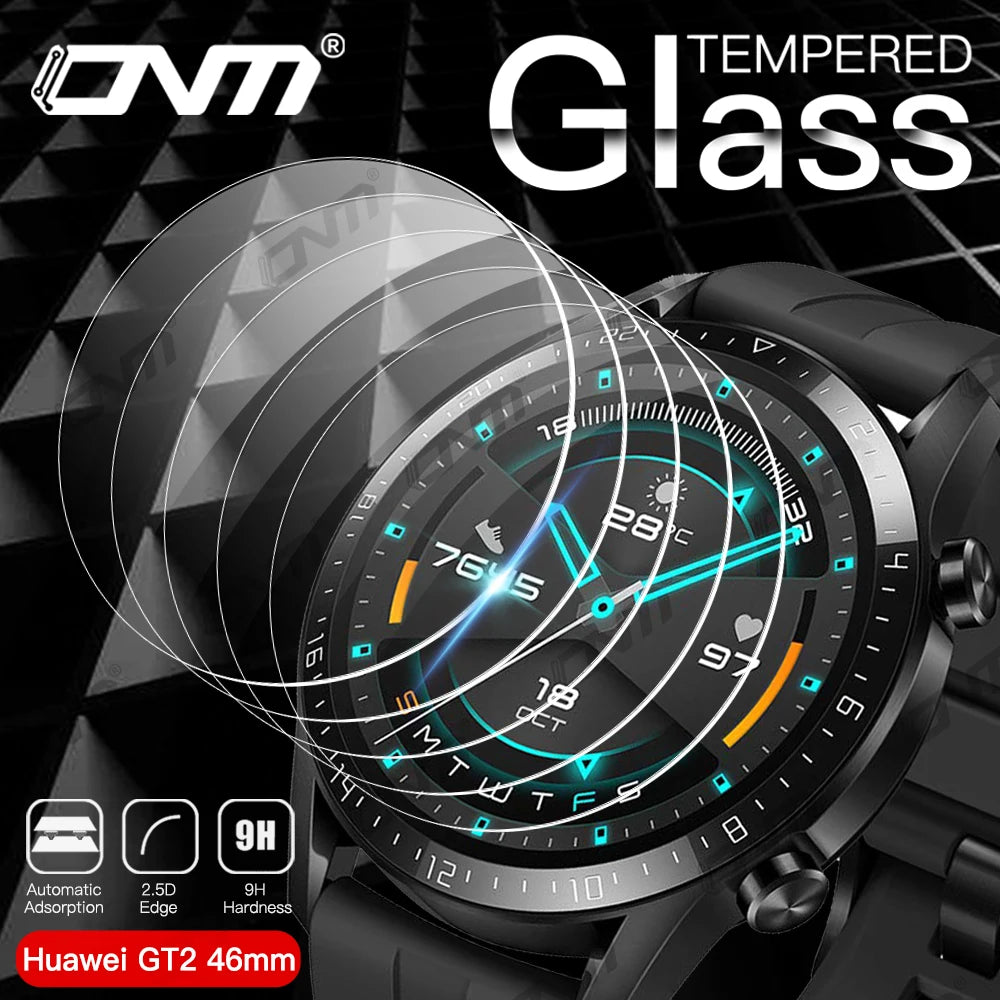 9H Premium Tempered Glass for Huawei Watch GT3 Pro GT2 46MM 43MM HD Screen Protector for Huawei GT 3 2 Runner Protective Film