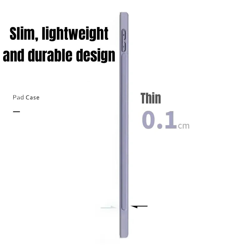 For iPad A16 Case 11th 2025 11inch A3355 TPU Trifold Magnetic Stand Tablets Cover For iPad 10th Generation Cases 10.9'' A2757