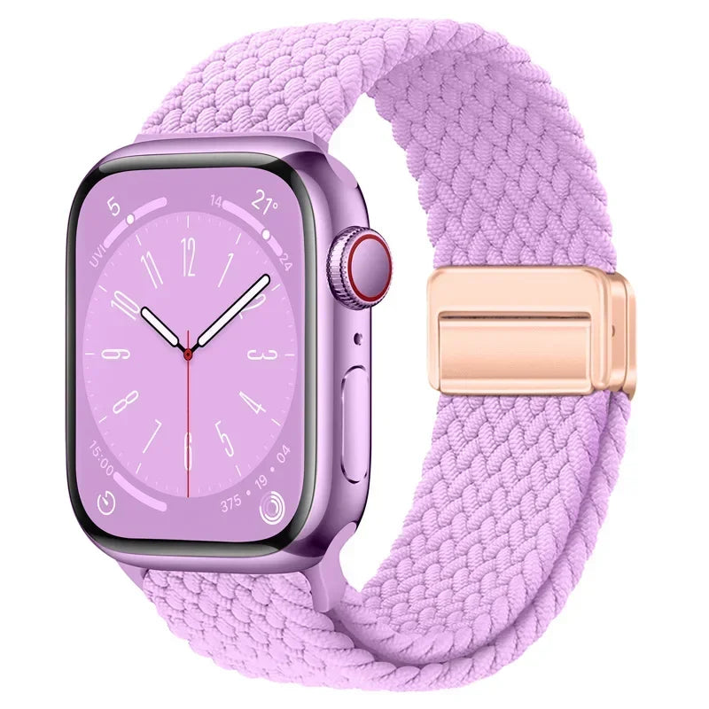 Nylon strap For Apple watch 11 10 42mm 46mm 9 8 7 45mm 41mm Ultra 3/2/1 49mm Magnetic wristband For iWatch 6 5 4 3 SE 44mm 40mm