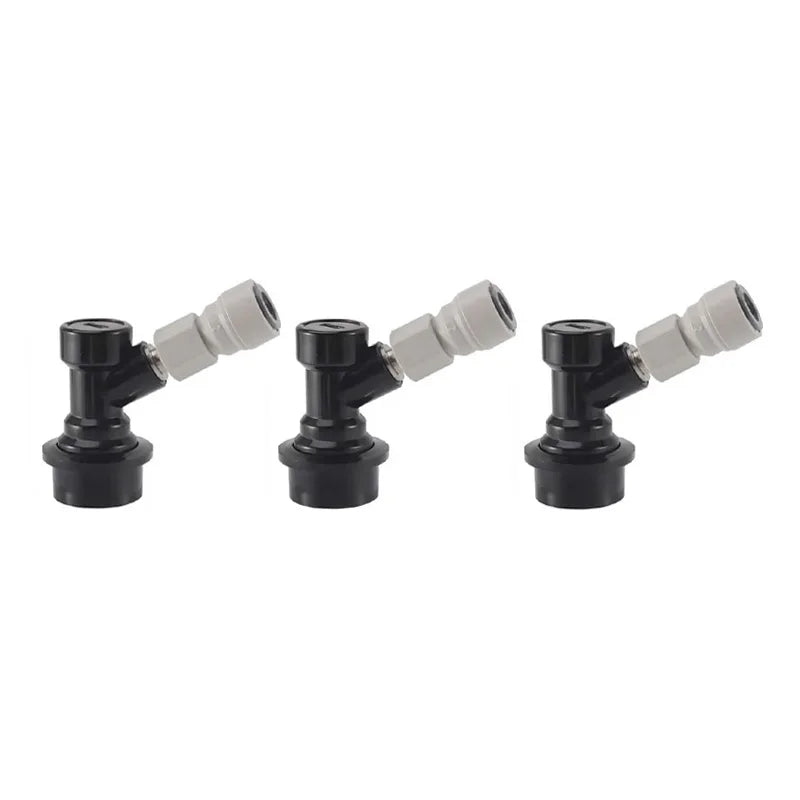Wholesale Liquid Ball Lock Quick Disconnect with 3/8" Push-fit Quick Connector,Homebrew Beer/Gas Dispenser Quick Fitting Adapter