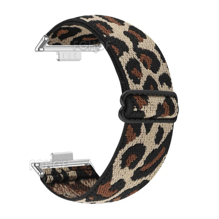 Elastic Nylon Loop Watch Band For Huawei Watch Fit 4 Pro Strap Replacement Wristband For Huawei Fit 3 Bracelet Correa Accessorie