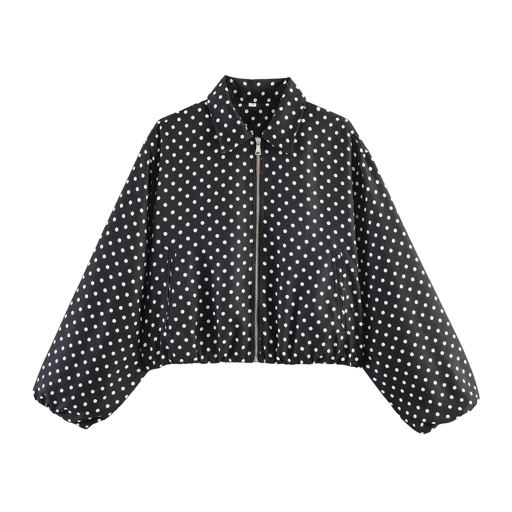 SLTNX Women's Bomber Jacket Zip Puffed Varsity Jackets for Women Cropped Demi-season Jacket for Women Coats New Outerwears