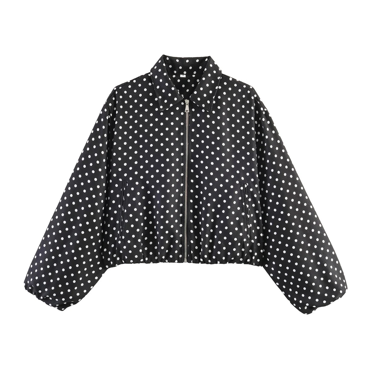 SLTNX Women's Bomber Jacket Zip Puffed Varsity Jackets for Women Cropped Demi-season Jacket for Women Coats New Outerwears