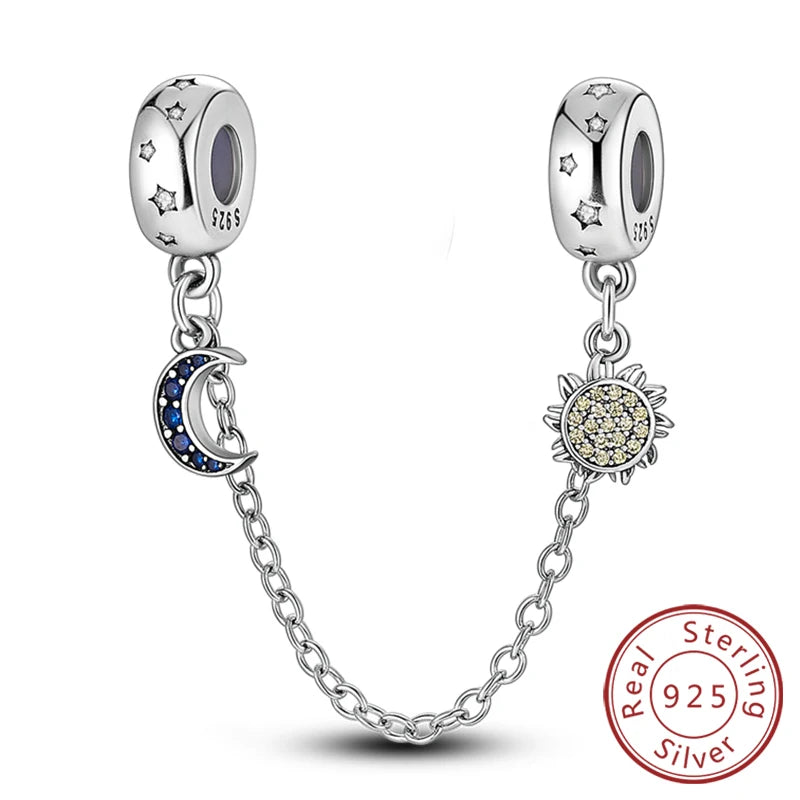 Hot Sale Charm Bead Pendant 925 Sterling Silver Firefly Love Heart Cats Dogs Sunflower Charm for Bracelet Women DIY Jewelry Gift