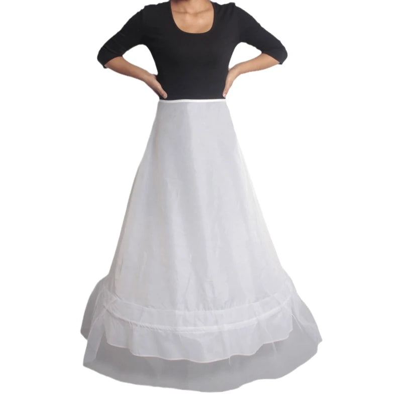 Petticoat Crinoline Slips Hoop Skirt Vintage Underskirt for Gown Dress