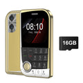 SERVO V10 2 SIM Card Small Mobile Phone Speed Dial Blacklist Flashlight Magic Voice 2.01" Display 2G GSM Button Cellphone Type-C