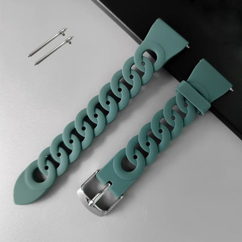 20mm strap For Samsung Galaxy watch 4/4 classic/5 Pro/Active 2/3/Gear S3/amazfit bip 22mm bracelet Huawei watch GT 2/3 Pro band