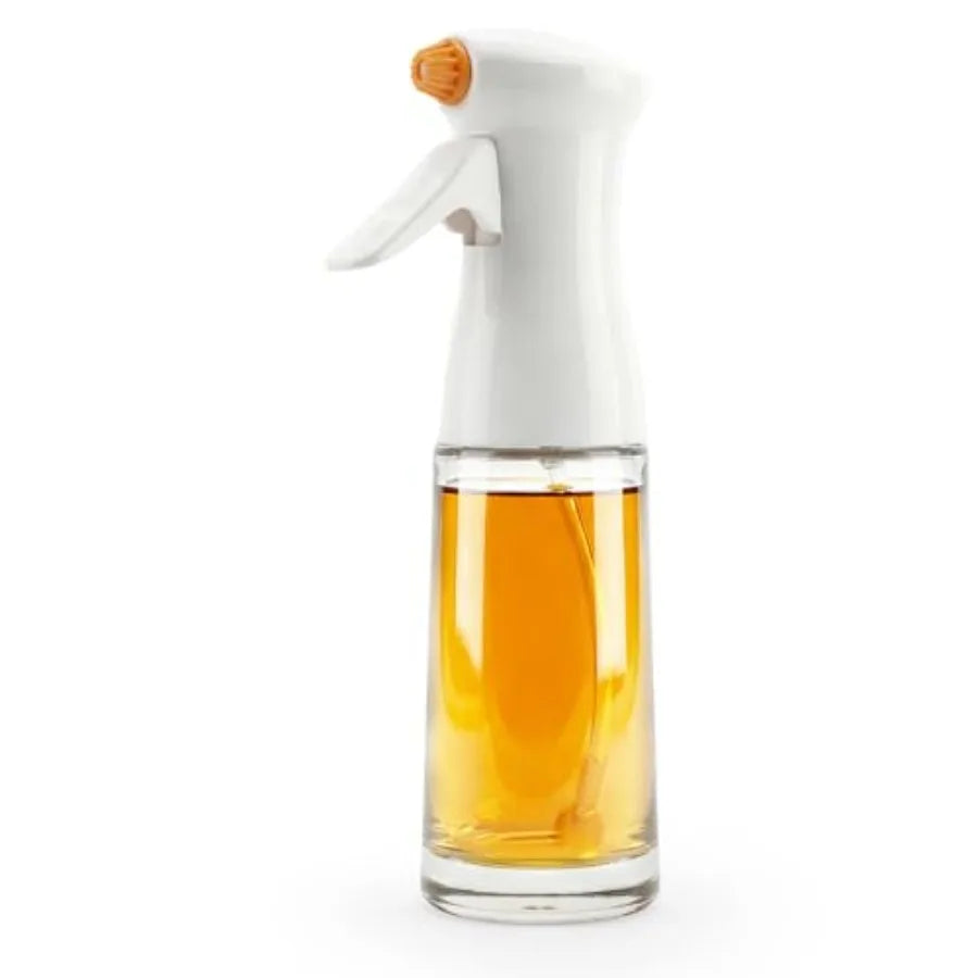 200ml Glass Oil Sprayer for Cooking Olive Oil Spray Bottle for Air Fryer Salad Baking and Frying Refillable Oil Mister for Kitc