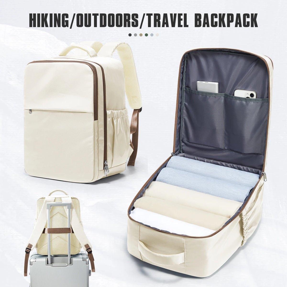 Cabin Airplane Travel Backpack 40x30x20, Hand Luggage Cabin Backpack Wizzair 40x30x20 Carry-Ons Men Women 15.6 inch Laptop Bags