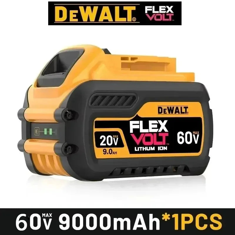 Original DEWALT battery 20V/60V 6000mAh 9000mAh rechargeable Li-Ion battery ,Dewalt tool battery, charger，electric drill，DCD805，