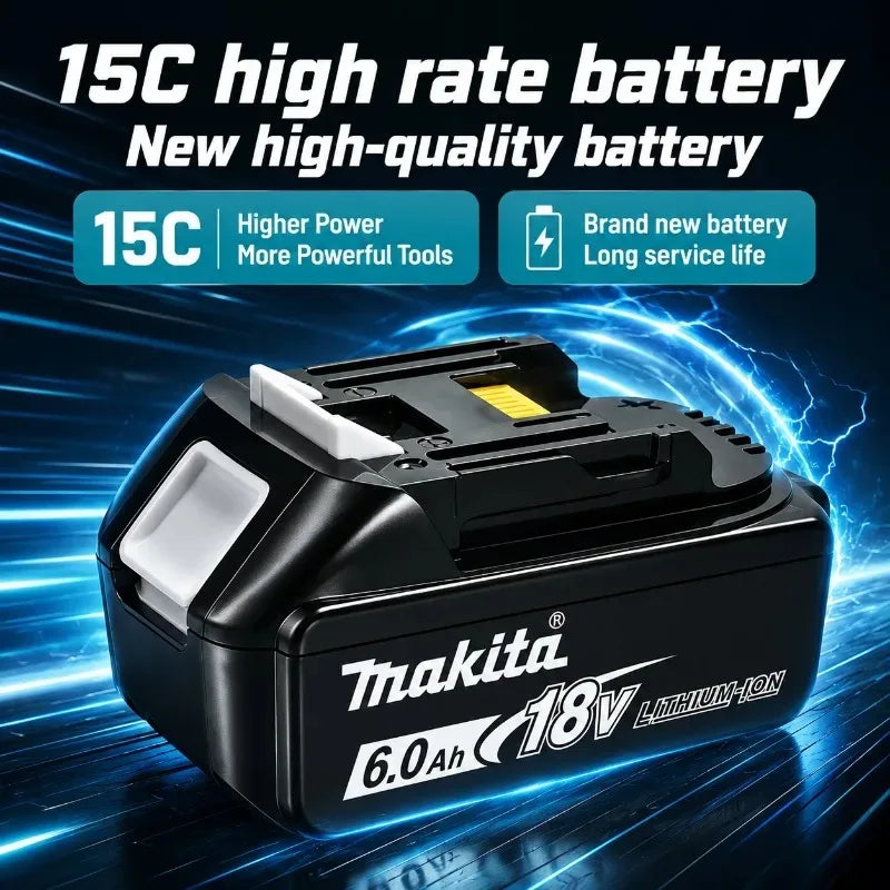 Makita 18V Battery 5Ah 6Ah 9Ah, Replacement for BL1860B BL1850B BL1840 BL1830 BL1815 Power Tool Battery