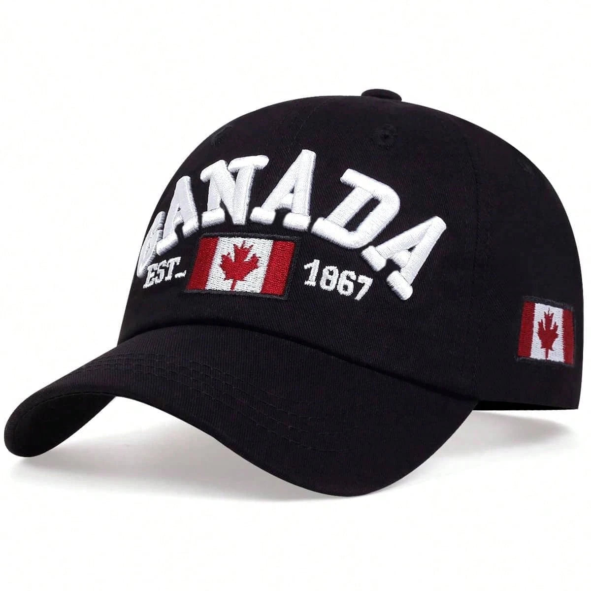 Fashion Cotton Canada Baseball Cap Flag of Canada Hat Snapback Adjuatable Mens Baseball Caps Gorras