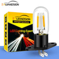 1pc Yellow 240V 25W Microwave Oven Bulb Refrigerator Lighting LED Bulb with Base High Temp Appliance Replacement Bulb Universal