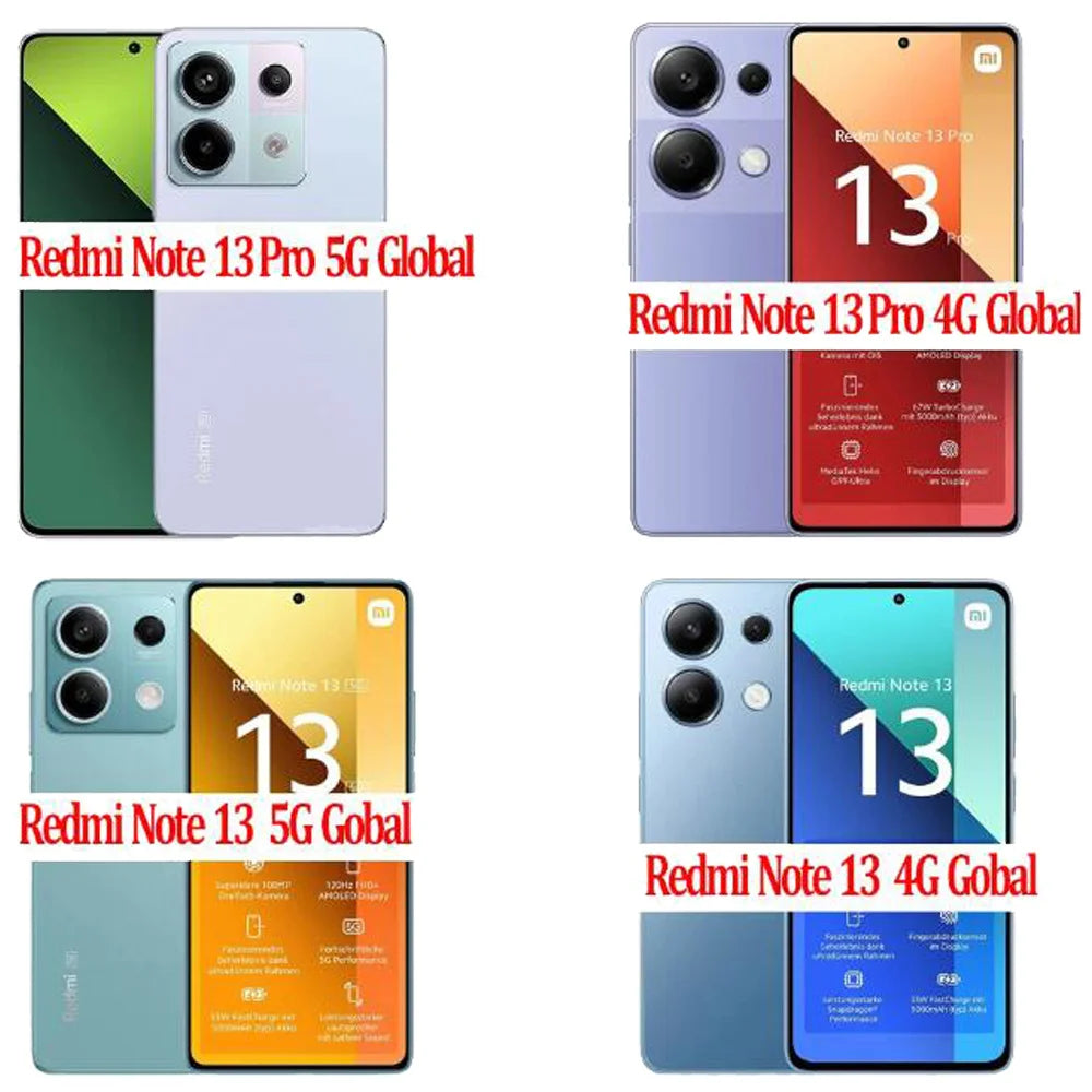 Protective Glass For Redmi Note 14 13 Pro 5G Screen Protectors Redmi Note13 12 11 10 Pro Tempered Glass & Lens Film Nota 12 Pro Plus Pelicula Cristal Templado For Redmi Note 14  Anti-Scratch Phone Front Film