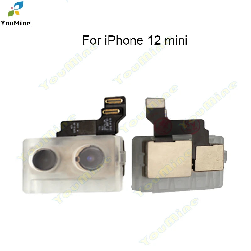 Quality Rear Camera For iPhone 12 mini 13Pro 14 Pro Max Back Camera For iphone 13 mini 14 Plus Rear Main Lens Flex Cable Camera