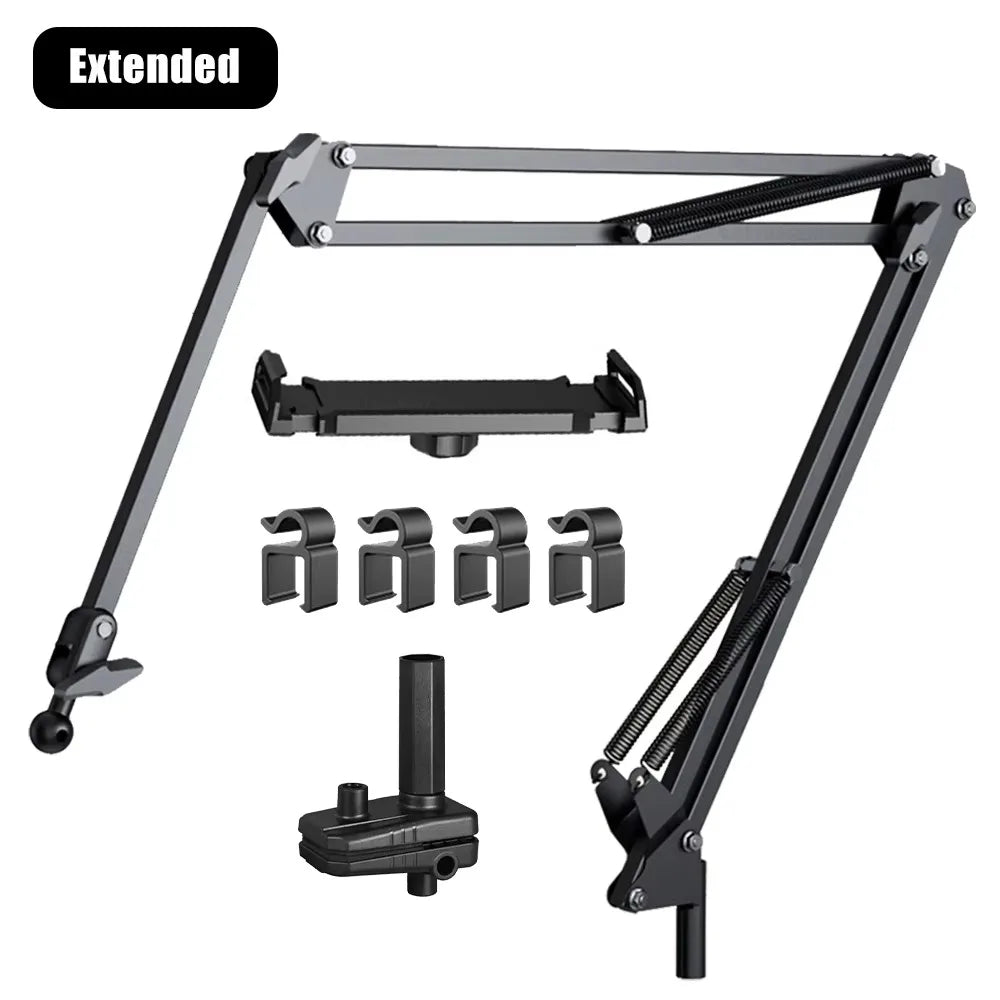 Tablet Holder for Bed with 90cm Metal Arm 360 °   Rotating Bed Tablet Mount Stand for iPad Stand 4.5~11 Inch Phone Tablet Bracket