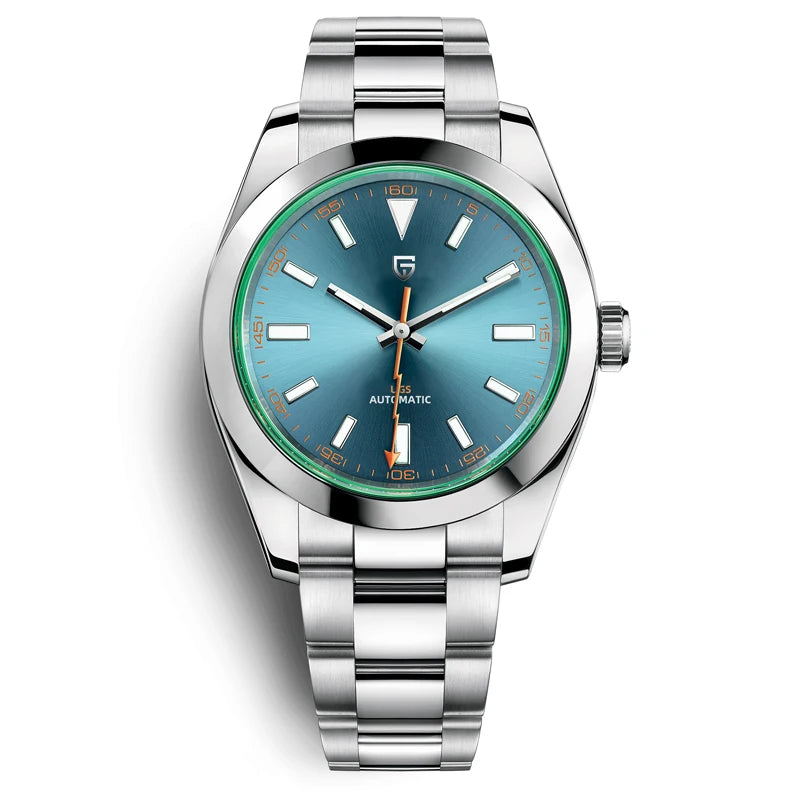 New PAGANI DESIGN 2026 Men's Watches Luxury Automatic Watch for Men Green Glass Mechanical Watches Sapphire glass Wristwatch Men