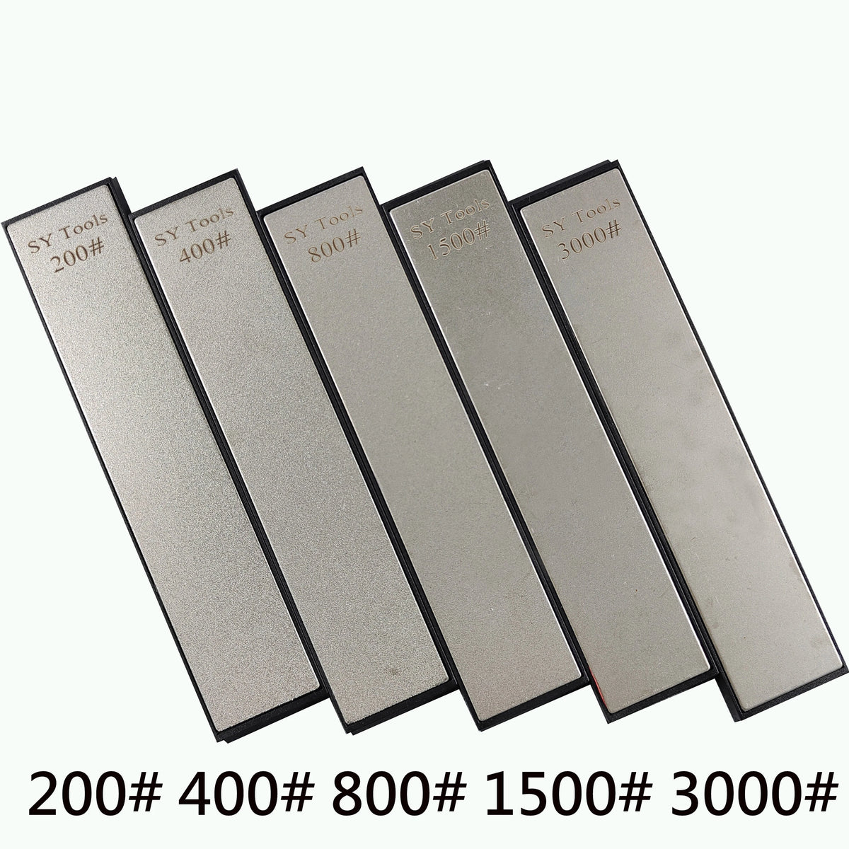 Widened Diamond Sharpening Stone Compatible with Fixed-Angle Sharpener for Kitchen Knives and Outdoor Tools, Portable Sharpening