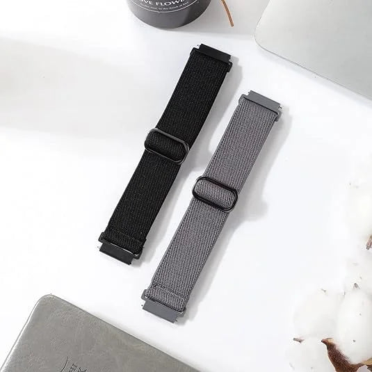 20mm/22mm Band For Amazfit GTS 4/2/GTS2 Mini/GTR/4/3/Pro/GTR2 Nylon Elastic Watch Bracelet Amazfit Bip 6 5/Active 2/Helio Strap
