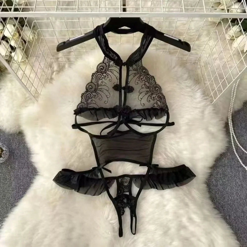 Woman Fashion Comfortable Jumpsuit Women Uniform Sexy Party Hotsweet Outfit Women Cool style Long Sleeve Jumpsuit Set Halloween