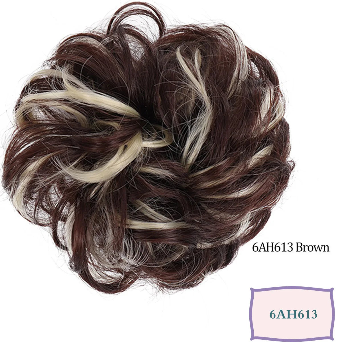 Synthetic Messy Hair Bun Chignon Scrunchies Fake Hair Band Braid Elastic Hairpiece Tail Chignon Donut Updo Hair Pieces for Women
