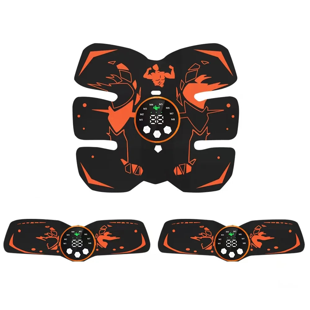 EMS abdominal fitness equipment set with 8 abdominal training modes and 29 intensity home exercise lazy fitness equipment
