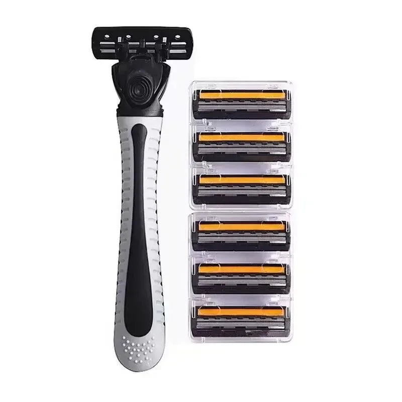 Multiple Blade Heads Can Be Replaced with Two Layers of Old Manual Shaver Shaver Disposable Manual Shaver Razors for Shaving Men