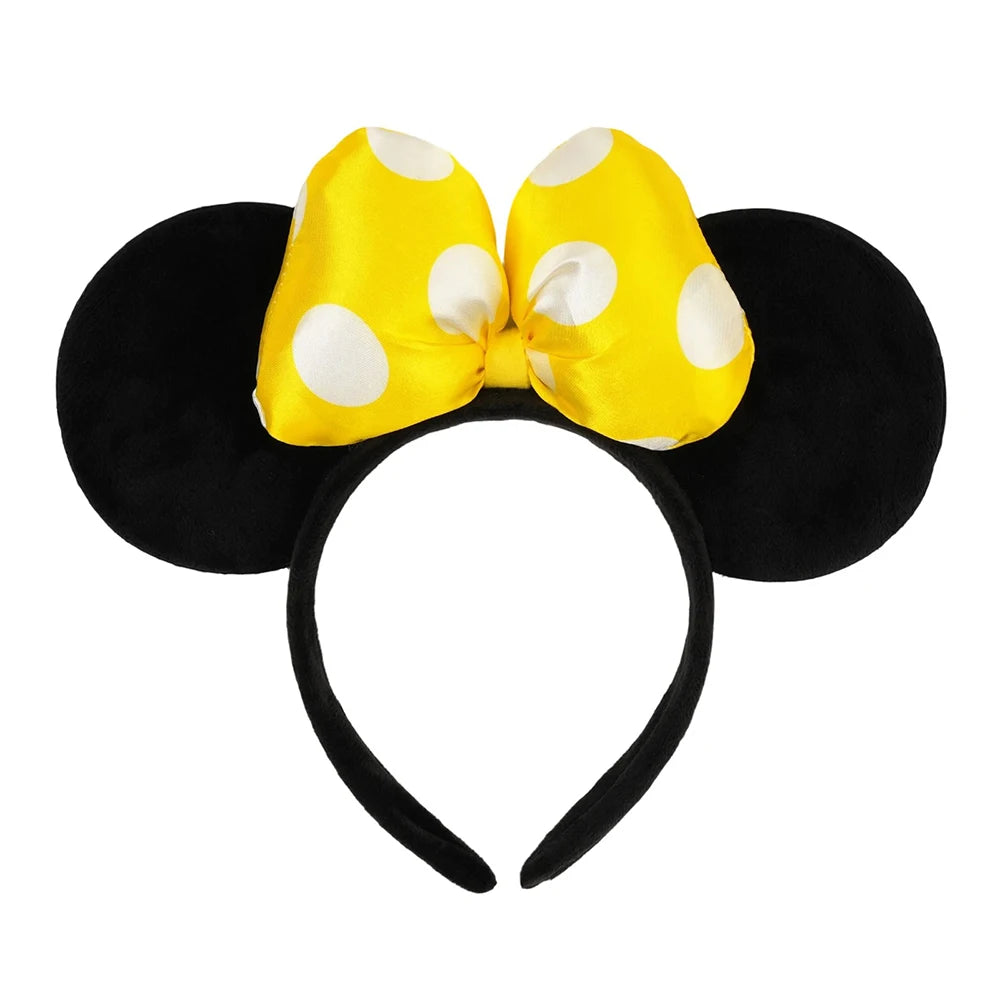 Fashion Mouse Ears Hairband for Women and Ladies Polka Dot Bow Mini Ears Costume Accessories Girls Headband