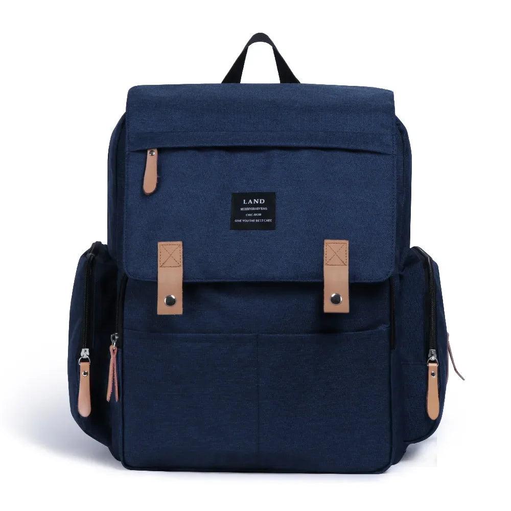 2022 Fashion New Baby Diaper Bag Backpack Multifunctional Diaper Bag Organizer with Thermal Milk Bottle Bag Baby Bags for Mom