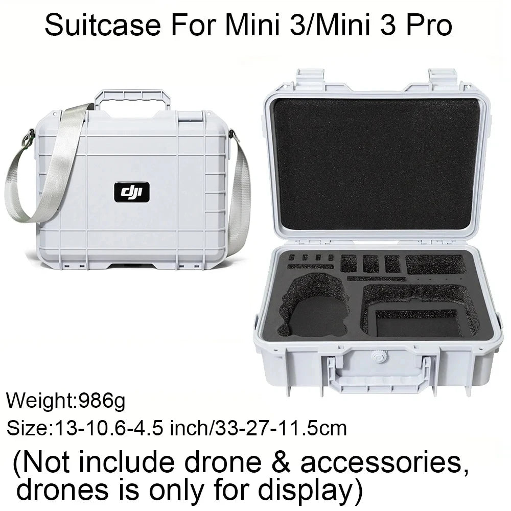For DJI Mini 3 Case Explosion Proof Case Mini 3 Pro Bag Portable Waterproof Box Hard Shell Large Capacity Accessories Case