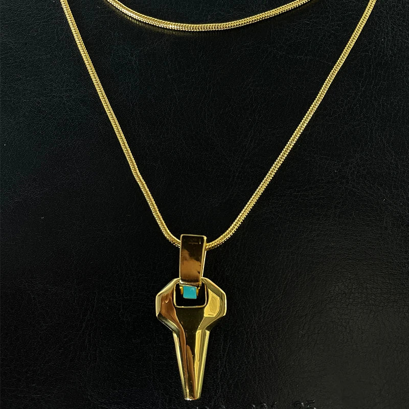 Cosplay David Martinez Necklace Metal Fashion Necklaces Unisex Pendant Jewelry Accessories Xmas Gifts Prop