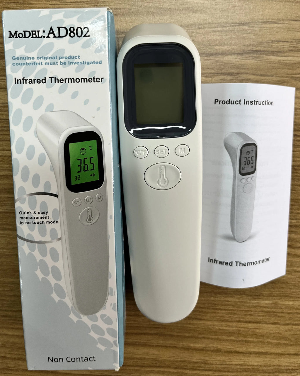 Infrared Ear Thermometer Forehead Non-Contact Medical Termometro LCD Body Fever Baby/Adult Temperature Measure