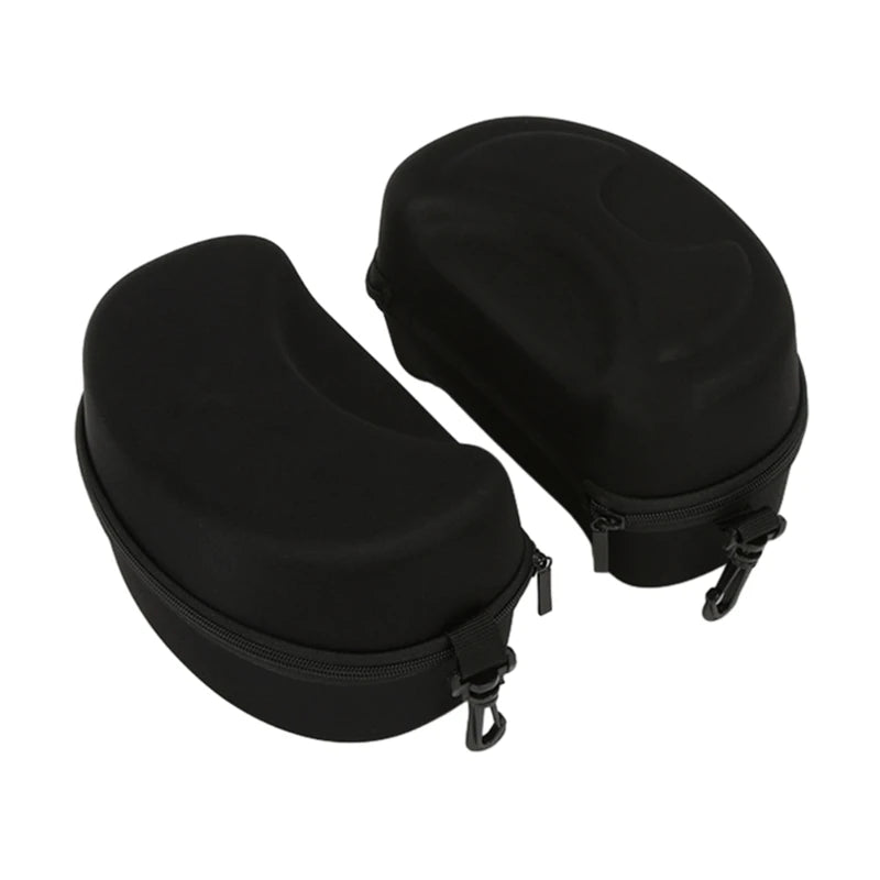 EVA Goggles Protective Case for Ski and Snowboard Eyewear of All Shapes & Sizes, Snowboard Goggles Case with Carabiner