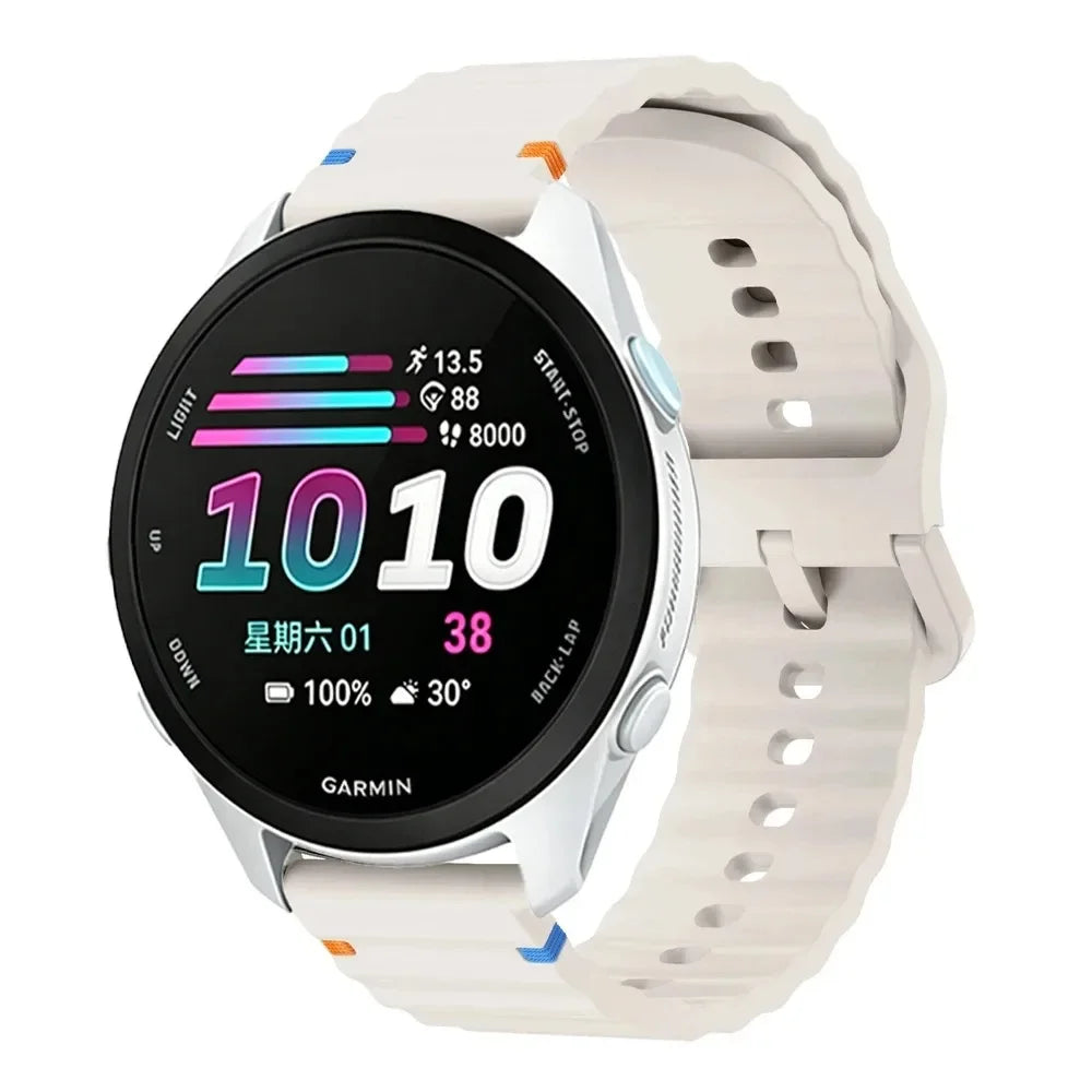 18/20/22mm Silicone Band for Garmin Forerunner 70 170 965 265 55 165 970 570 47/42mm Strap Garmin Venu 4 45/41mm Active 6 Correa