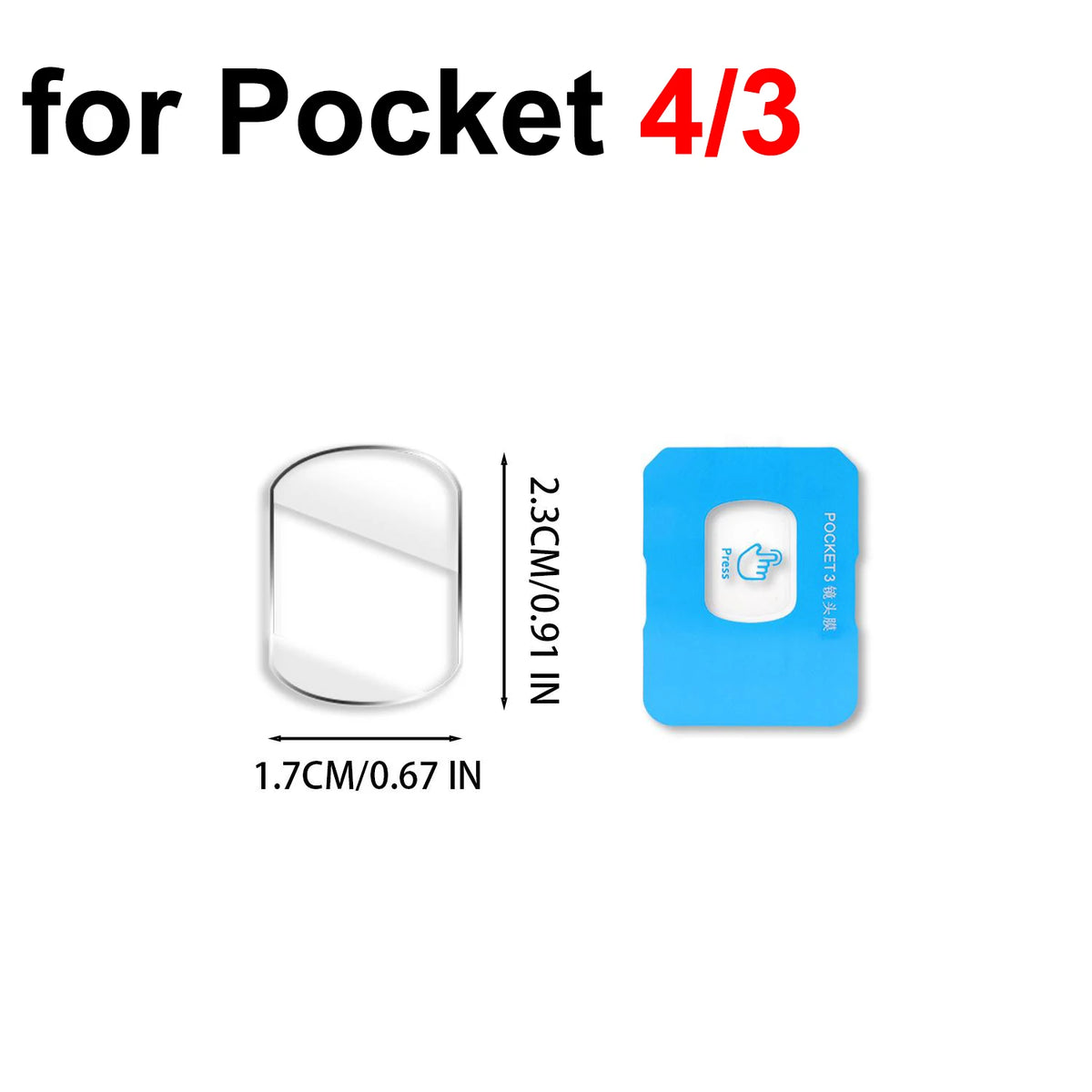 HD Lens Screen Protector for DJI Pocket 4 3 Camera Tempered Glass Easy Install Protective Films For DJI Osmo Pocket4 Accessories