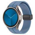 Original Silicone Band for Samsung Galaxy Watch 6 5 4 Classic Strap 47mm 43mm 44mm 40mm Magnetic Buckle Galaxy Watch 5 Pro 45mm
