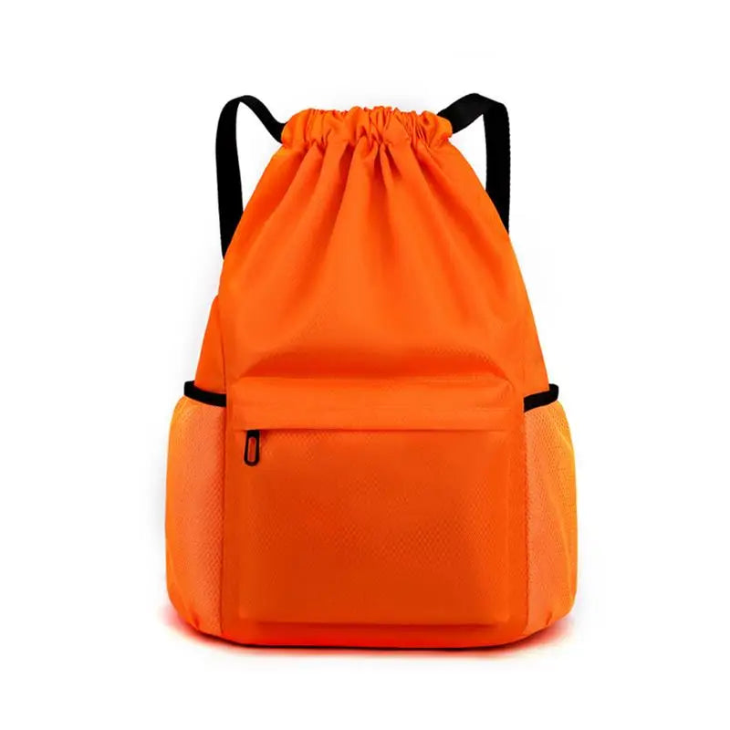 Sports Drawstring Backpack String Bag Sackpack With Large Capacity Gym Swim Beach For Women And Men To Hold Daily
