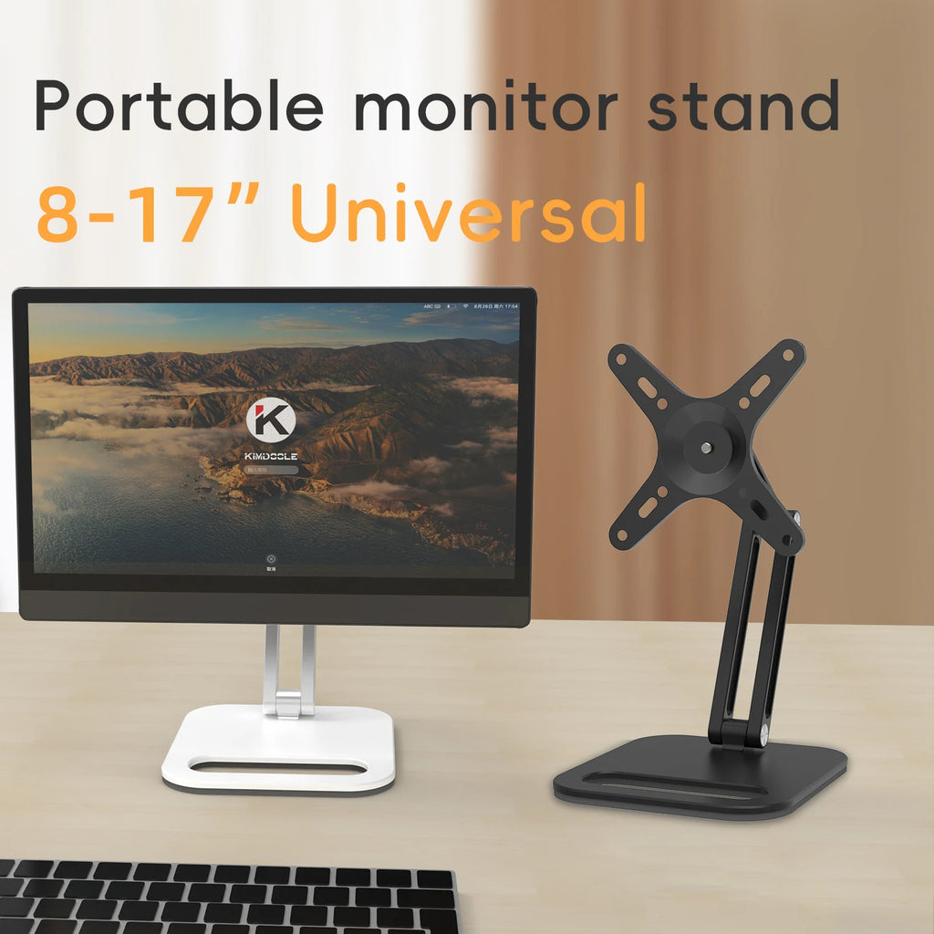 Artpowers Portable Monitor Stands VESA  Monitor Mount Fits 13'' to 18'' Portable Screen Tablet Pad With Height Adjustable