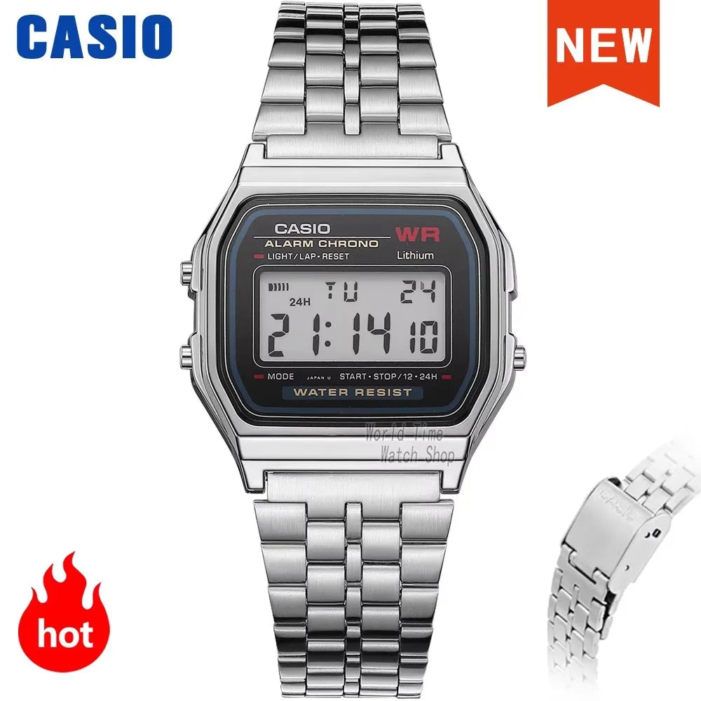 Casio Watch Silver Watch Men Set Brand Luxury LED Digital Waterproof Quartz Men Watch Sport Military Wrist Watch Relogio Masculi