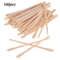100PCS Woman Wooden Hair Removal Stick Disposable Depilation Spatula Wax Sticks Wood Face Eyebrows Waxing Spatula Beauty Tool