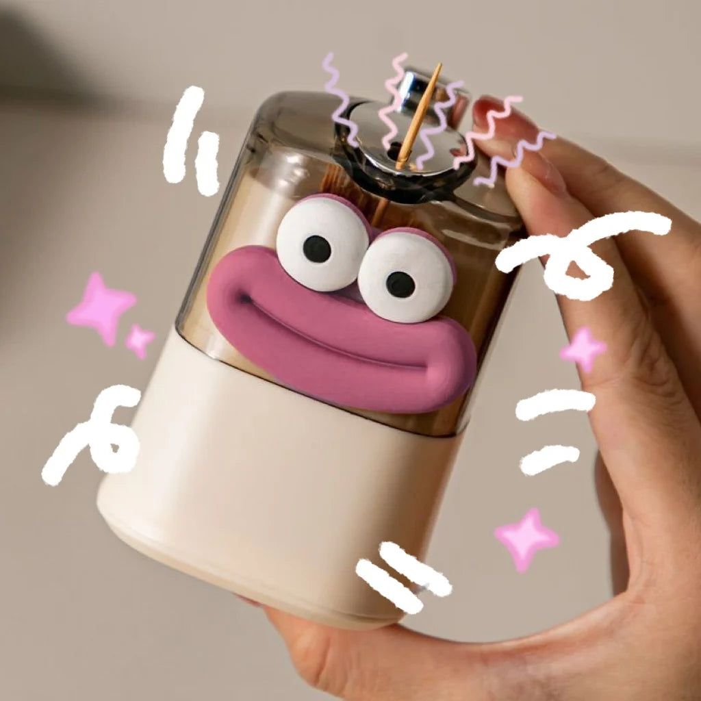 Creative Toothpick Storage Box Automatic Pop-up Toothpick Box Home Living Room Dining Room Push-type Toothpick Holder