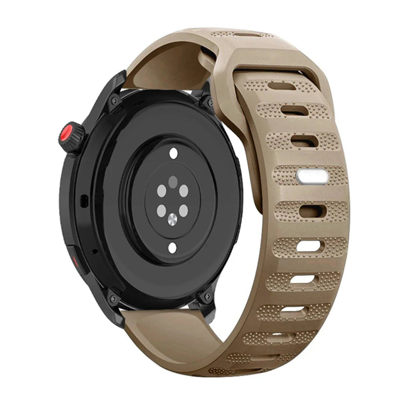 22mm 20mm Silicone Band For Huawei Watch 5/4/3/GT3-4-5-6 Pro 46mm Amazfit GTR 4/GTS 4 Breathable Belt Galaxy Watch 7/6/5/4 strap