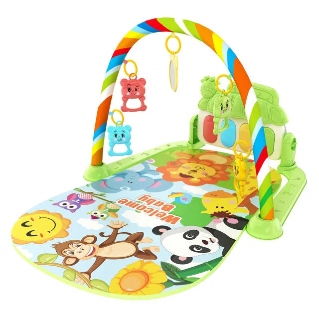 New Baby Activity Fitness Gym Rack 0-1 Year Old Newborn Educational Music Pedal Piano Toddler Toy Gift Mother and Child Supplies