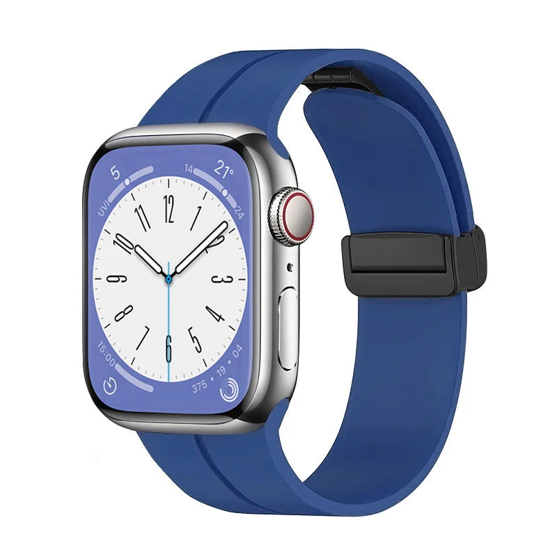 Magnetic Strap For Apple watch ultra band 44mm 45mm 49mm 40mm 41mm 42mm 38mm 45 mm Silicone Bracelet iWatch Series 7 8 se 6 5 3