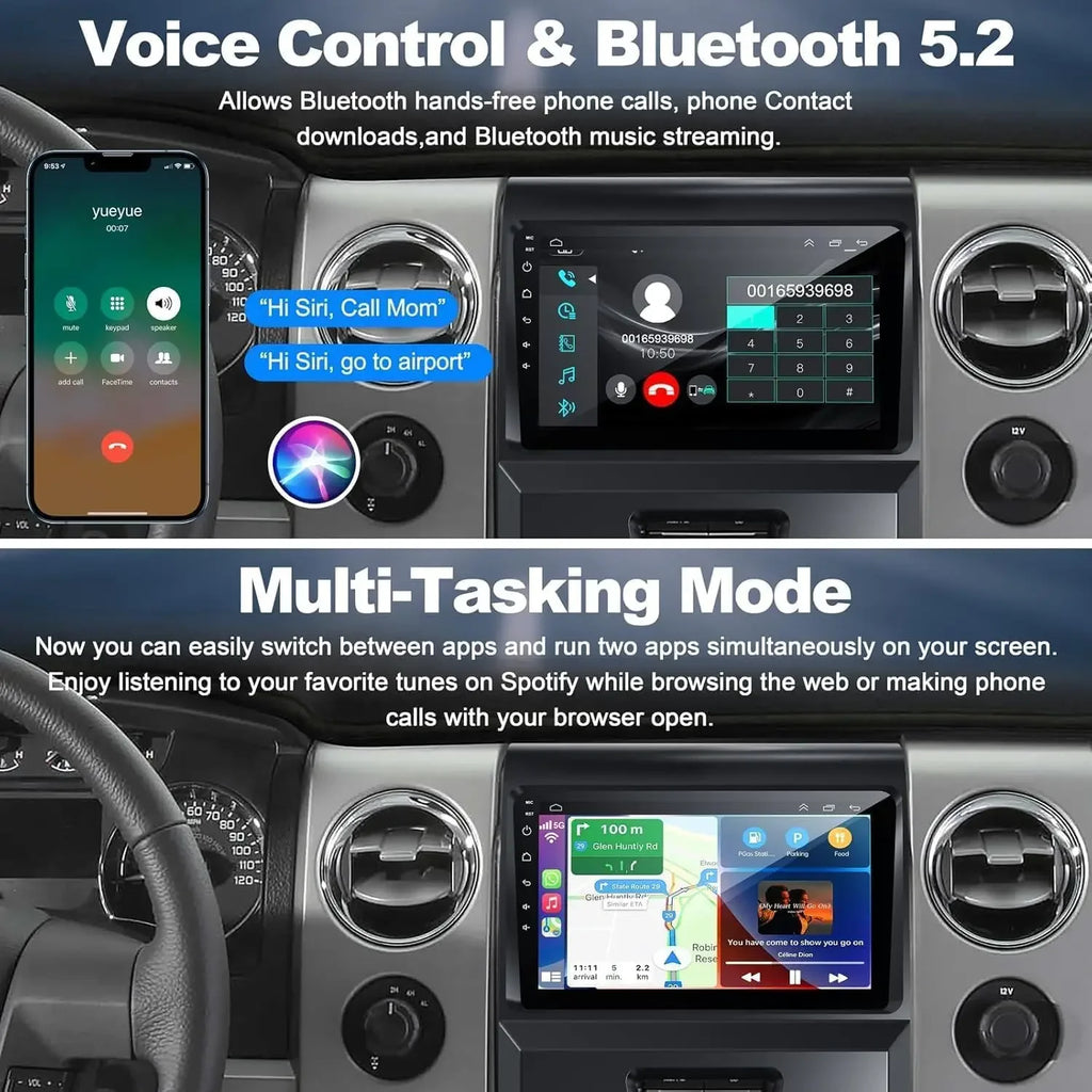 Car Radio for Ford F150 2009 2010 2011 2012 2013 2014 Wireless for Carplay Android Auto Car 2 Din Multimedia Player Intelligent