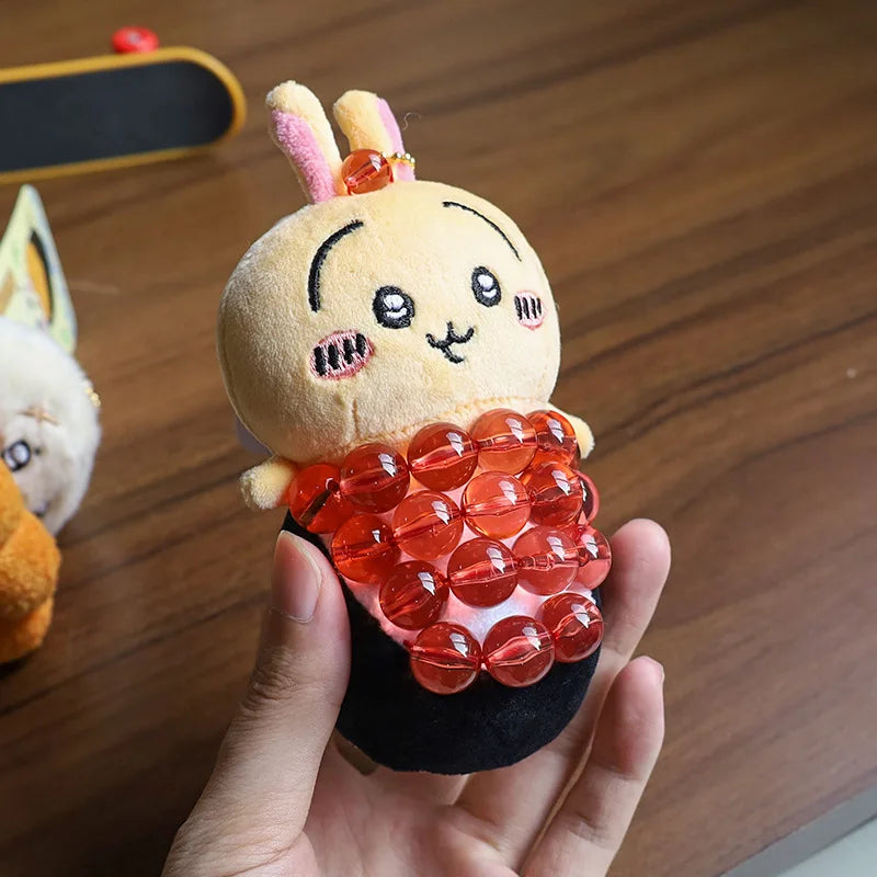 Sushi Series jiyi Pendants Plush Dolls Momonga Hachiware Usagi Pendants Keychains Friend Dolls, Toys Cute Gifts