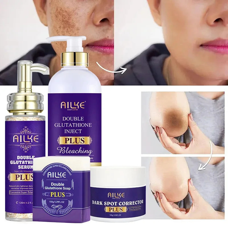 AILKE Anti-Black Spots Serum, Brightening Essence for an Even & Radiant Complexion, Reduce Freckles, Pigmentation, 120 ml