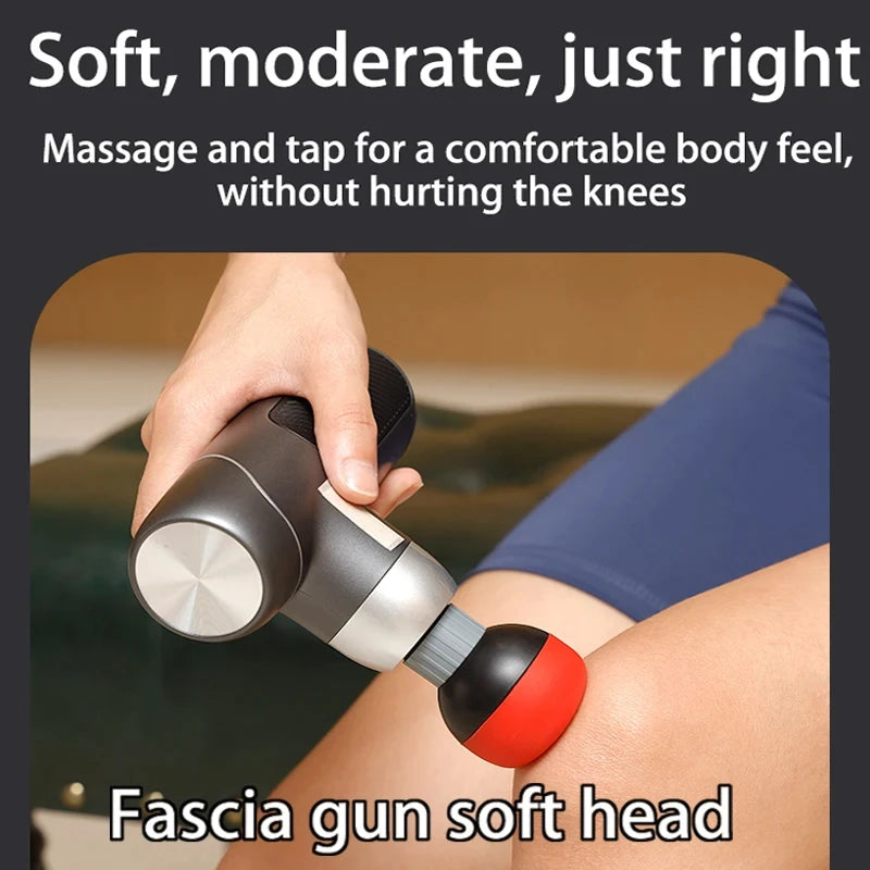Fascia Gun Massage Tip 12mm-18mm Bore Massage Gun Accessory Silicone Soft Head for Deep Tissue Muscle Relief